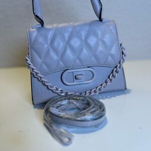 ALDO Elegant Quilted Blue Handbag